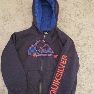 QUICKSILVER BOYS FLEECE HOODY- SIZE 5/6